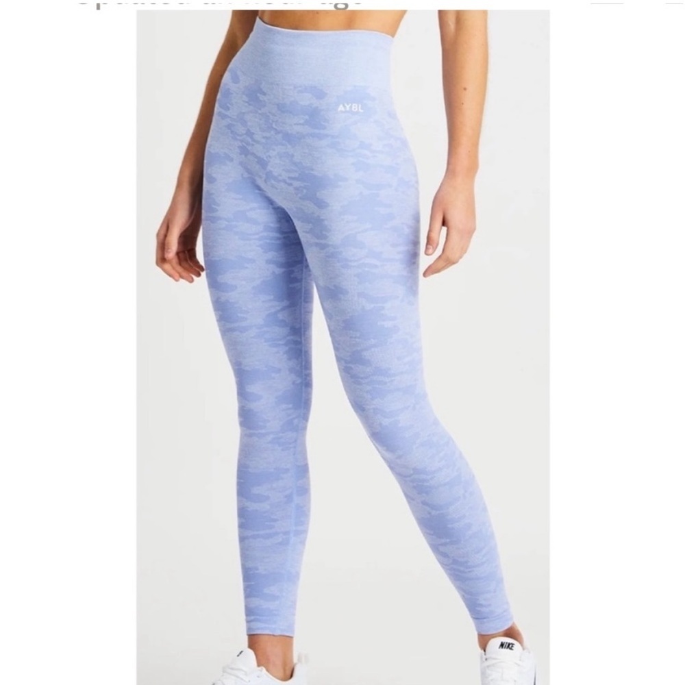 AYBL Light Blue Ribbed Leggings